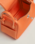 HERMÈS Lindy II mini Orange bag