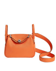 HERMÈS Lindy II mini Orange bag