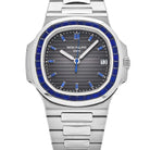 Patek Philippe Nautilus 5711/111P-001 Platinum Nautilus Blue Sapphire Bezel.