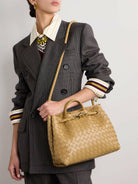 Bottega Veneta Andiamo medium leather tote.